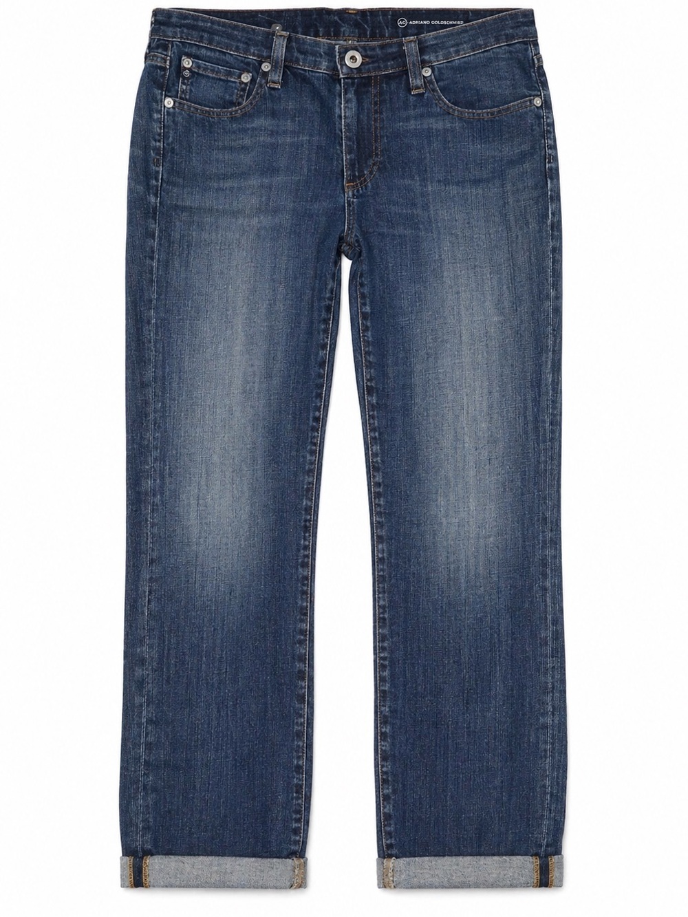 Ag Adriano Goldschmied Dark Wash Straight-Leg Jeans Sz-29